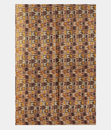 Beige Tussar Printed Saree T2232183