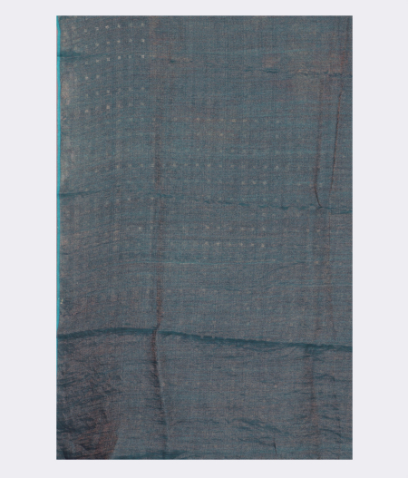 Blue Tussar Printed Saree T2254113