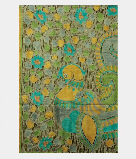 greyish-brown-tussar-cut-work-saree-t207460-t207460-d