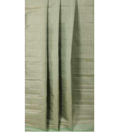 Sage Green Handwoven Kanjivaram Silk Saree T2194902