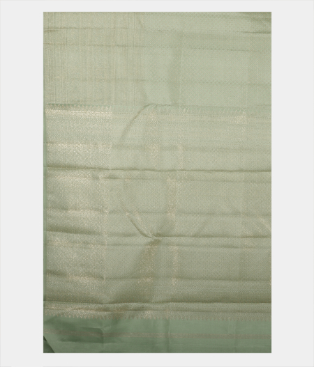 Sage Green Handwoven Kanjivaram Silk Saree T2194904