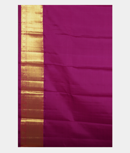 Pinkish Orange Handwoven Kanjivaram Silk Pavadai T2215352