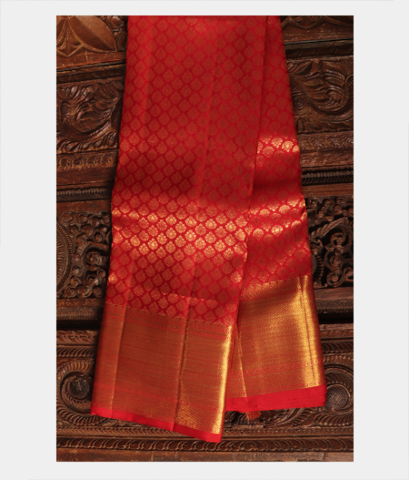 Red Handwoven Kanjivaram Silk Saree T214979-image