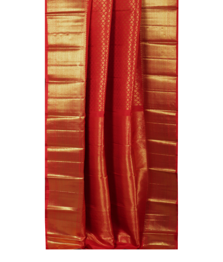 Red Handwoven Kanjivaram Silk Saree T2149792