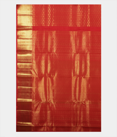 Red Handwoven Kanjivaram Silk Saree T2149794