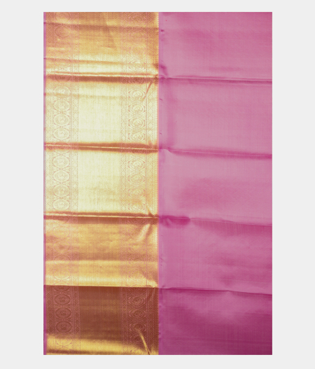 Orange Handwoven Kanjivaram Silk Pavadai T2082622