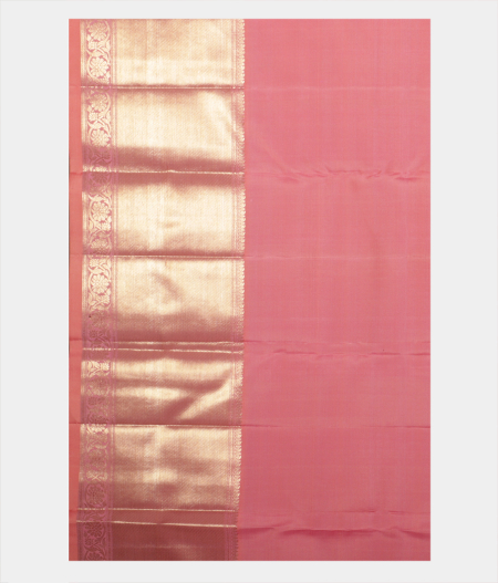 Peach Handwoven Kanjivaram Silk Saree T2213213