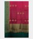 Magenta Banaras Organza Saree T2266114