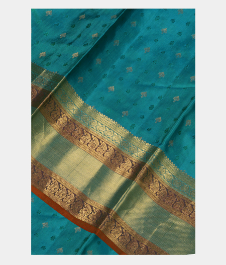 Blue Soft Silk Saree T137494-image