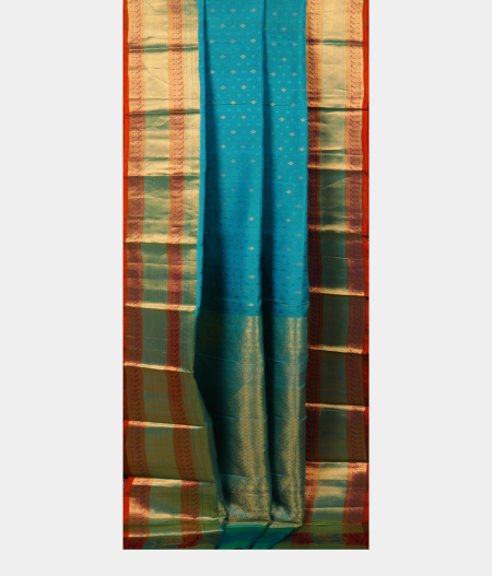 Blue Soft Silk Saree T1374942