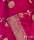 Magenta Banarasi silk saree T2224992