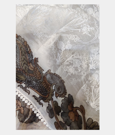 White Organza Embroidery Saree T220948-image