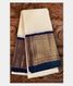White Handwoven Kanjivaram Silk Dhoti and Vastharam T1993021