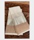 White Handwoven Kanjivaram Silk Dhoti and Vastharam T2268861
