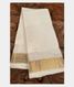 White Handwoven Kanjivaram Silk Dhoti and Vastharam T2102961