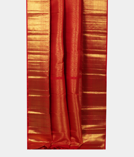 Red Handwoven Kanjivaram Silk Saree T2057702