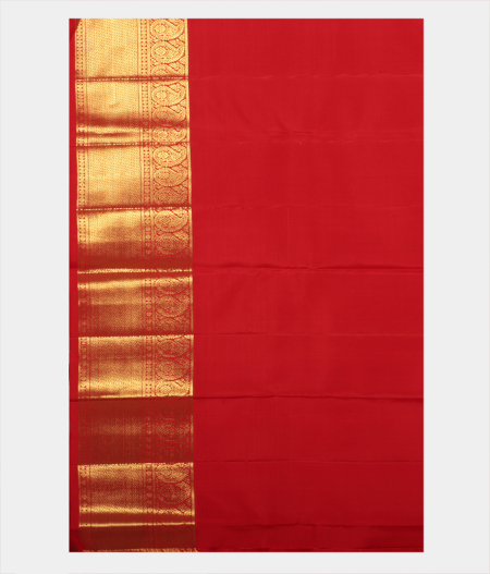 Red Handwoven Kanjivaram Silk Saree T2057703