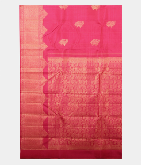 Pink Handwoven Kanjivaram Silk Saree T2253034