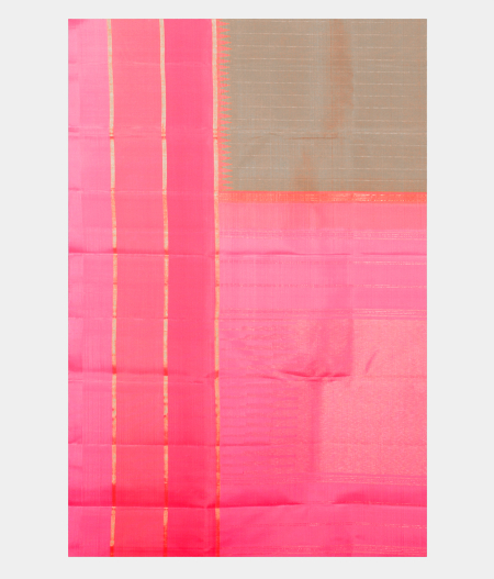 Grey Handwoven Kanjivaram Silk Saree T2252524