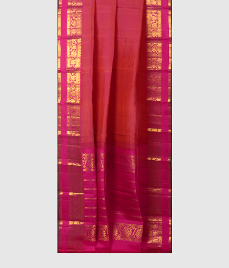 Pinkish orange Soft Silk Saree T2267092