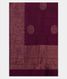 Burgundy Banaras Tussar Saree T2268334