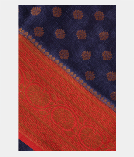 Blue Banaars Tussar Saree T223973-image