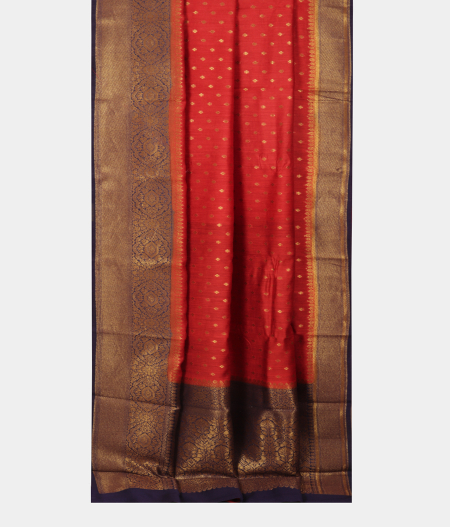 Red Banaras Tussar Saree T2239742