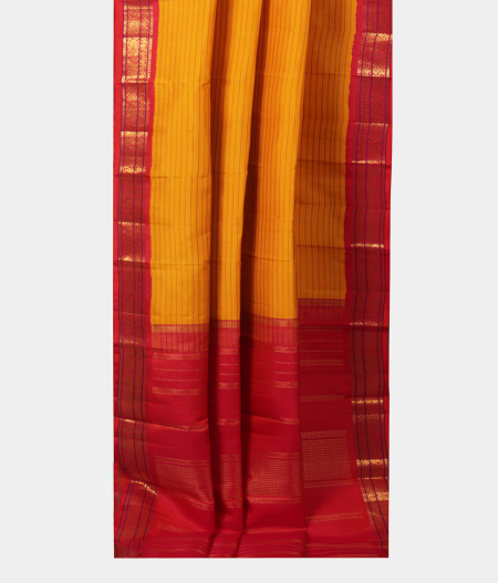 Yellow Handwoven Kanjivaram Silk Saree T2254812