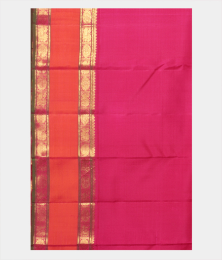 Yellow Handwoven Kanjivaram Silk Saree T2230643