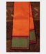 Yellow and Orange Handwoven Kanjivaram Silk Saree T2194561