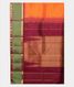 Yellow and Orange Handwoven Kanjivaram Silk Saree T2194564