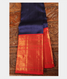 Blue Handwoven Kanjivaram Silk Saree T2267631