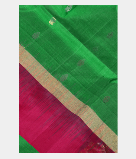 Green Soft Silk Saree T224705-image