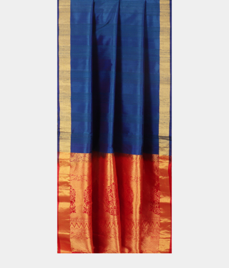 Blue Soft Silk Saree T2009342