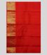 Reddish Orange Soft Silk Saree T2079593