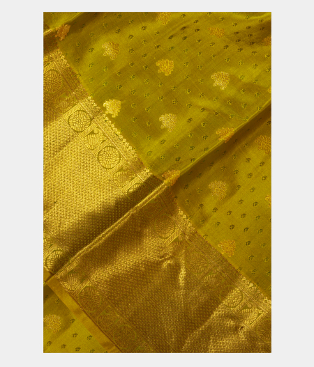 Yellowish Green Soft Silk Saree T207968-image