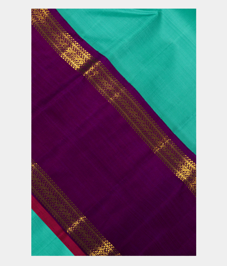 Blue Handwoven Kanjivaram Saree T219956-image