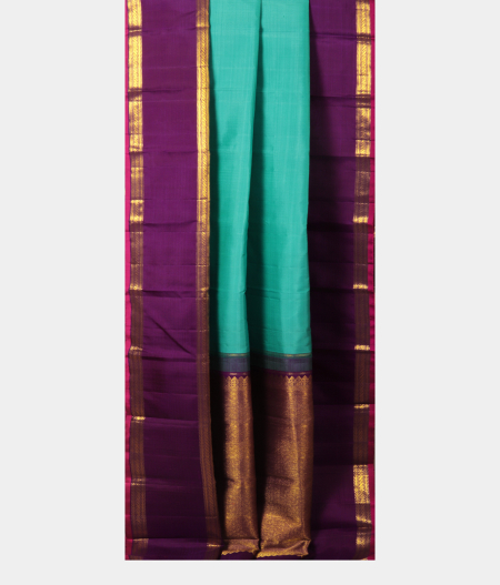 Blue Handwoven Kanjivaram Saree T2199562