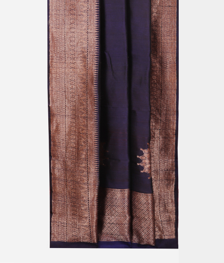 Blue Banaras Tussar Saree T2268452