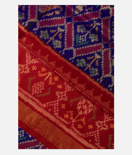 Blue Patola Silk Saree T165339-image