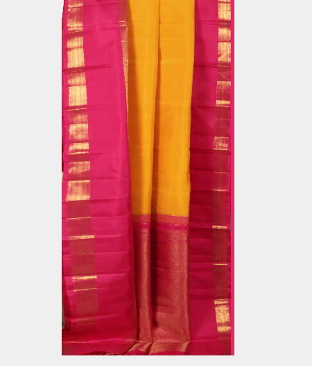 Yellow Handwoven Kanjivaram Saree T2262992