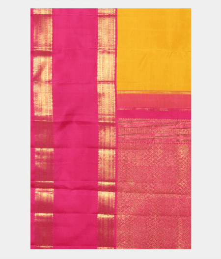 Yellow Handwoven Kanjivaram Saree T2262994