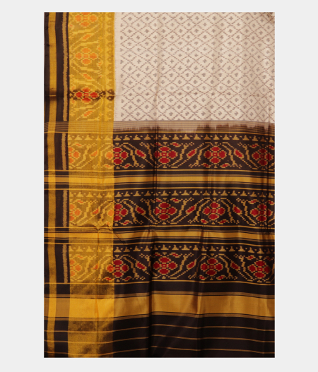 White Patola Silk Saree T1855834
