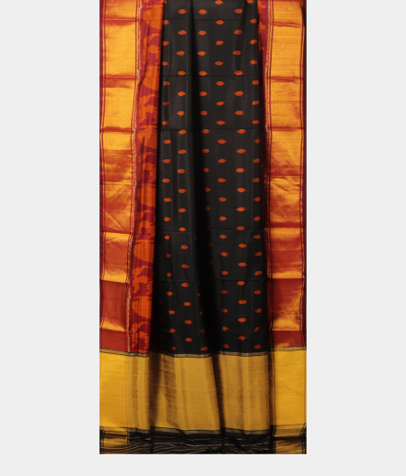 Black Patola Silk Saree T1356112