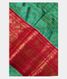 Green Ikat Silk Saree T2047341