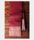 Burgundy Handwoven Kanjivaram Silk Saree T2139161