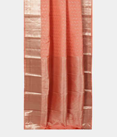 Peach Handwoven Kanjivaram Silk Saree T2212452