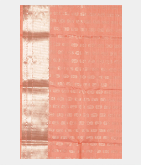 Peach Handwoven Kanjivaram Silk Saree T2212453
