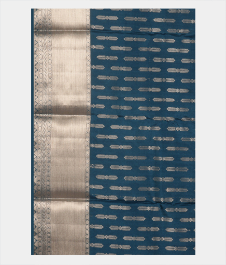 Blue Handwoven Kanjivaram Silk Saree T2212013