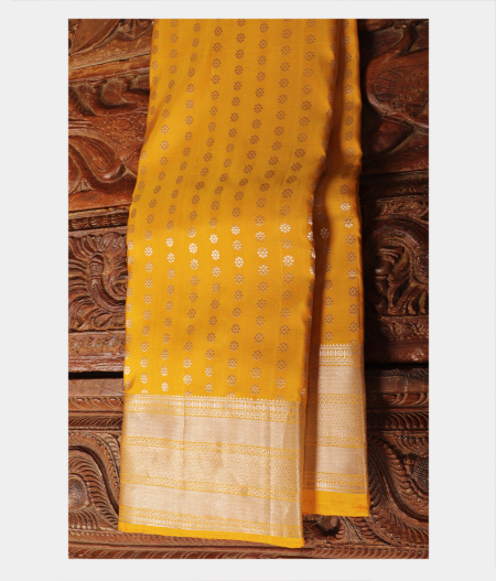 Yellow Handwoven Kanjivaram Silk Saree T221268-image